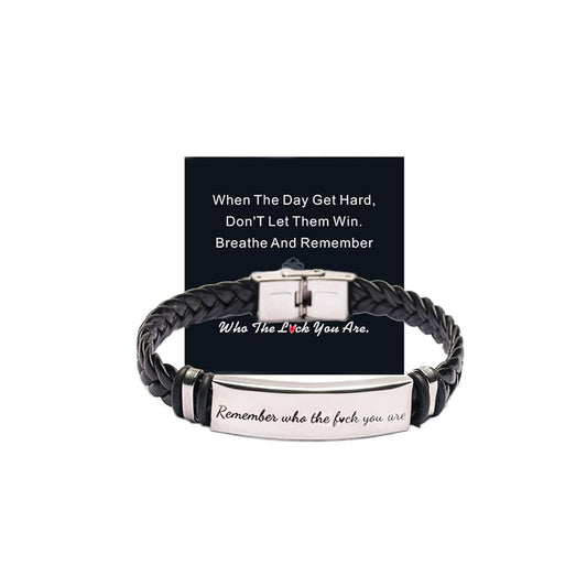 Remember Who You Are Motivational Bracelet