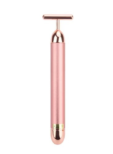 Electric T-Bar Facial Massager – Vibrating Beauty Sculpting Wand