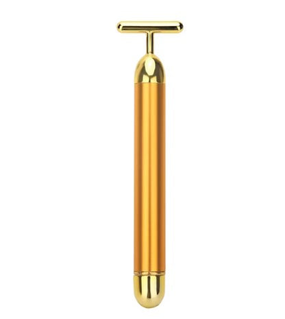 Electric T-Bar Facial Massager – Vibrating Beauty Sculpting Wand