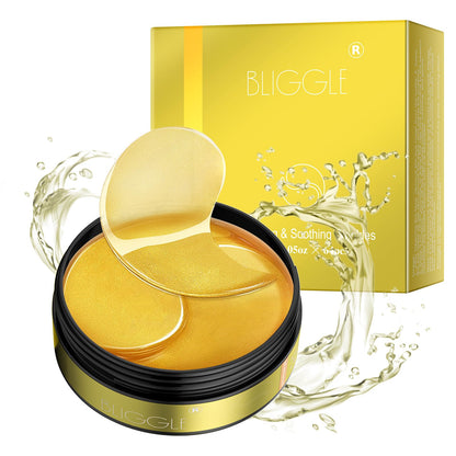 24K Gold Hyaluronic Acid Under Eye Patches – 64 Pieces